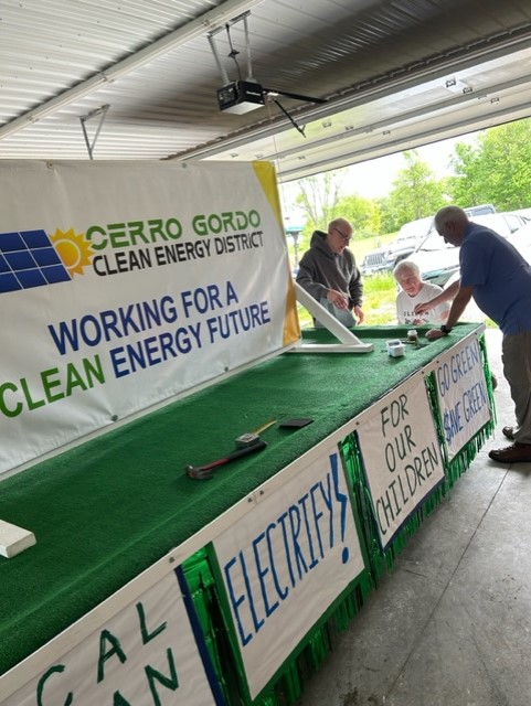 Working on the float for the 2023 Band Festival parade