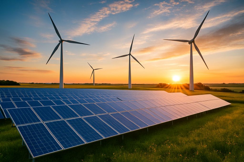 Solar and wind power in Iowa