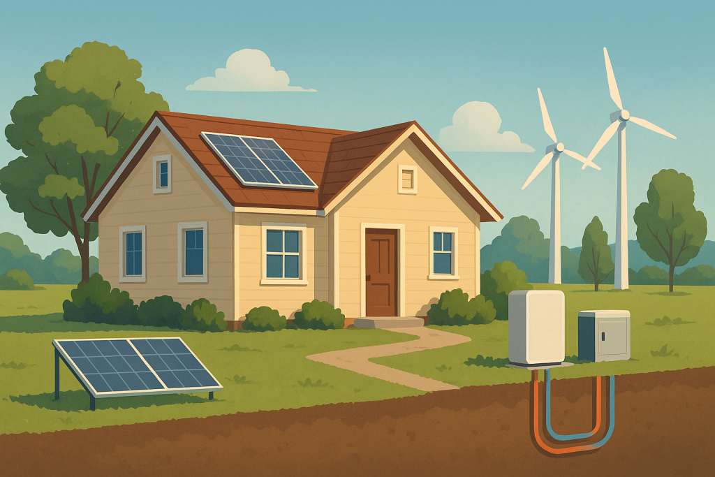 How homeowners can produce their own electricity at home